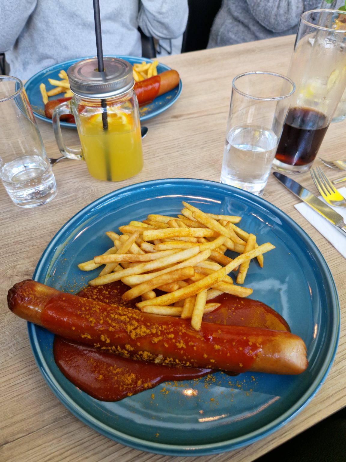 VW Currywurst Menu in Wolfsburg
